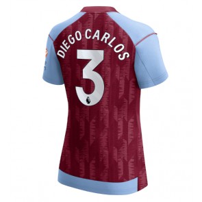 Aston Villa Diego Carlos #3 Hemmatröja Kvinnor 2023-24 Kortärmad